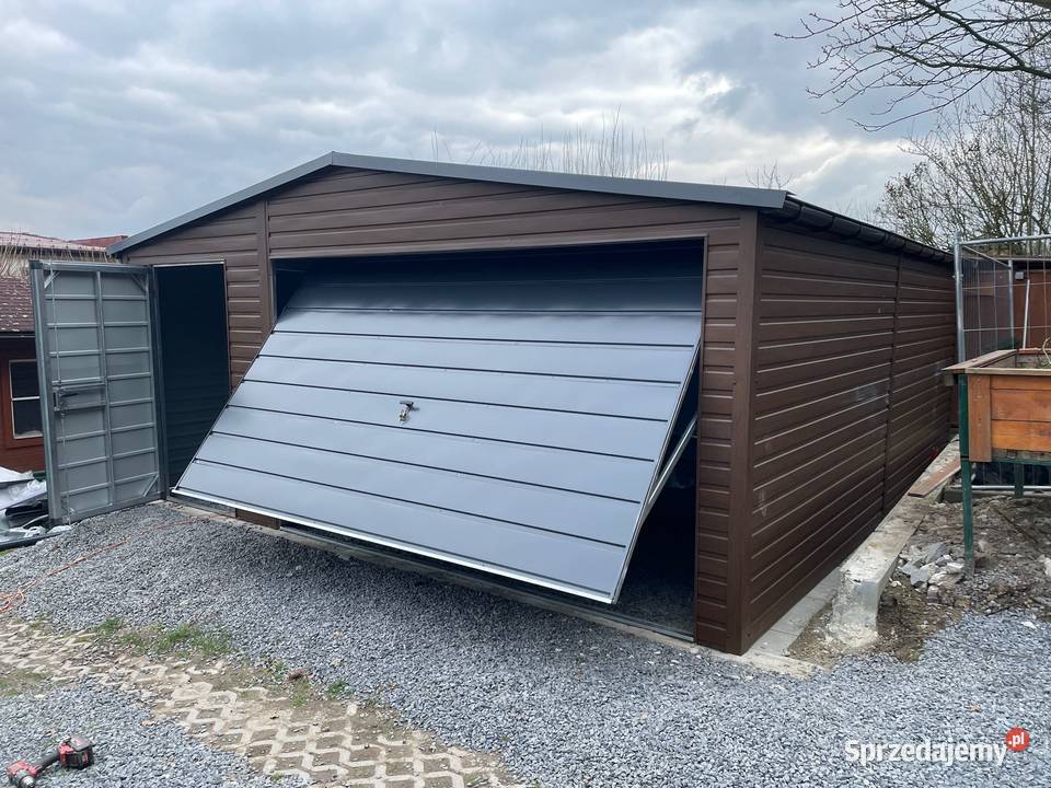 Garaż Blaszany Blaszak 5x6 drewnopodobny brama Zielona Góra
