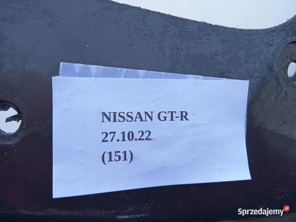 DOKŁADKA ZDERZAKA TYŁ SPOILER DYFUZOR NISSAN GTR osobowe wielkopolskie