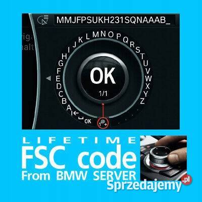 Kod FSC aktualizacji map BMW 2023 CIC NBT ROUTE