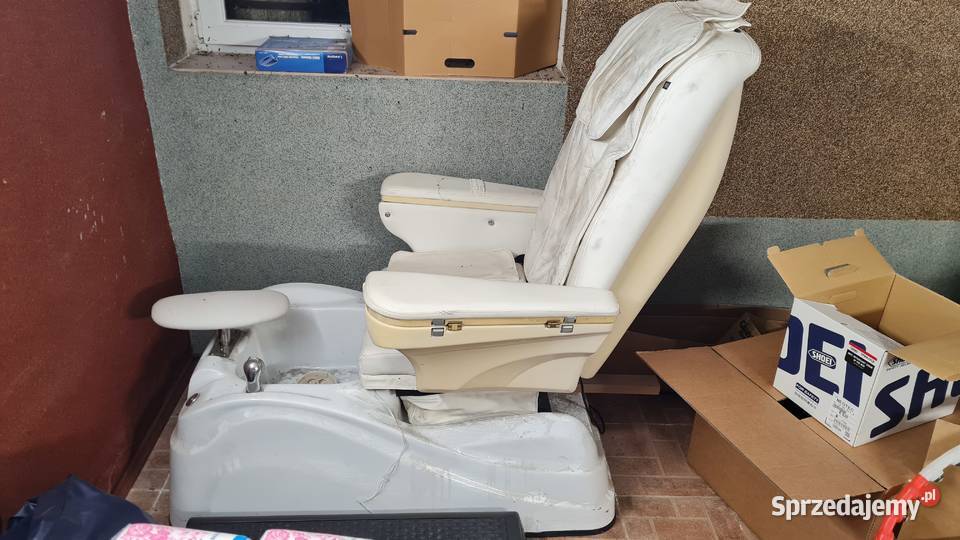 Fotel kosmetyczny Masażer stóp Woda Barber mazowieckie Węgrzynowo