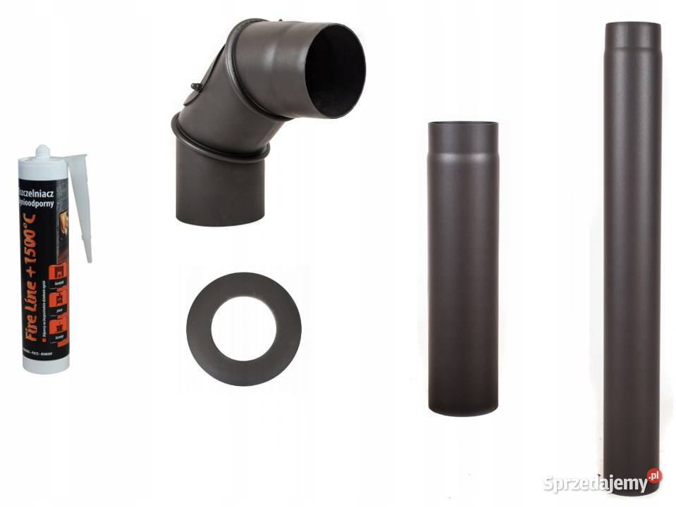 Akcesoria kolano rury rozeta żaroodporne