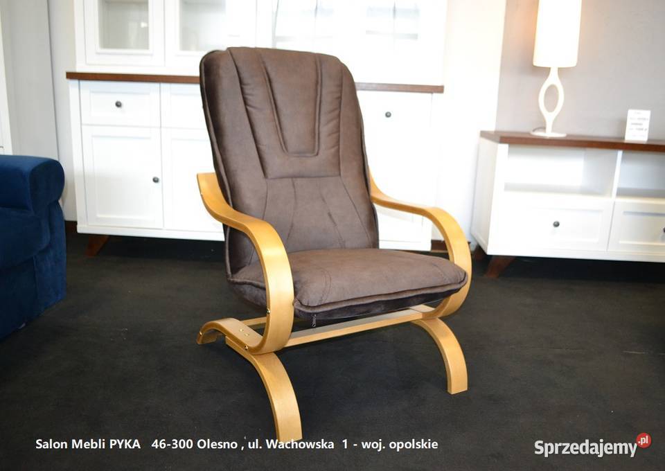 Nowy Fotel FINKA Tkanina Zmywalna Kolor DO Olesno
