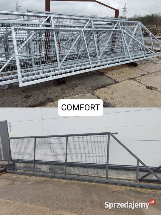 Brama przesuwna COMFORT tani transport cała Kielce