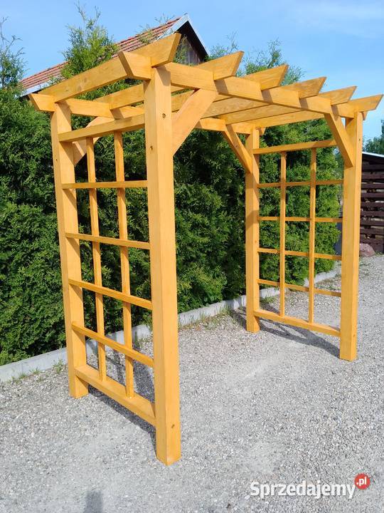 Pergola duża drewniana 180 x 210 x 100 małopolskie Radłów sprzedam