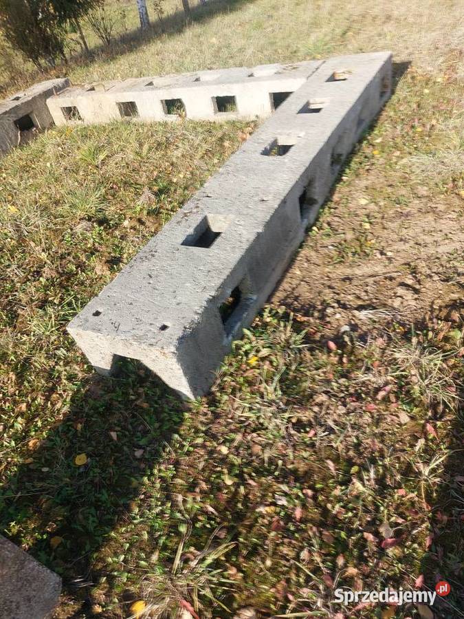Sprzedam podstawy słupów betonowe zbrojone Augustów