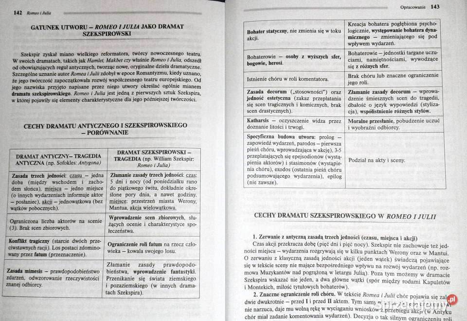 Romeo i Julia William Szekspir Lektura z