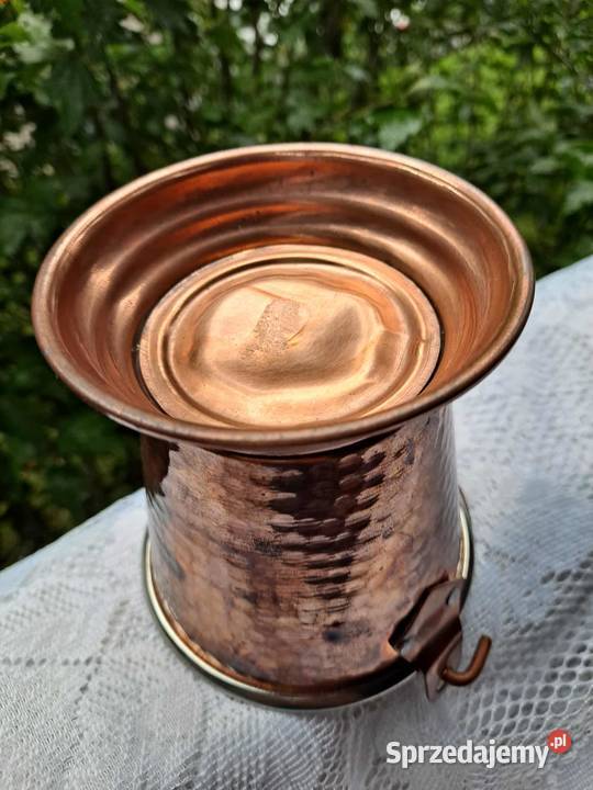 BALTI indyjskie wiaderko do serwowania dań MIEDŹ Rękodzieło Kraków