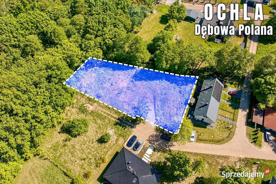 Działka na ekskluzywnym osiedlu Dębowa Polana Zielona Góra