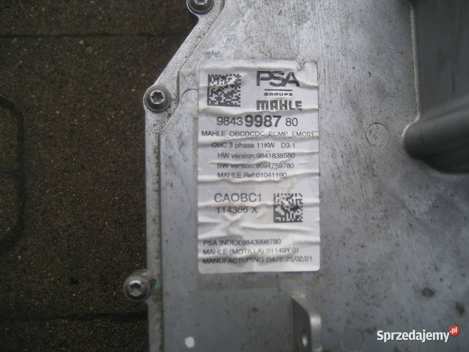 opel corsa f falownik inwerter moduł 9843998780 Rakoniewice