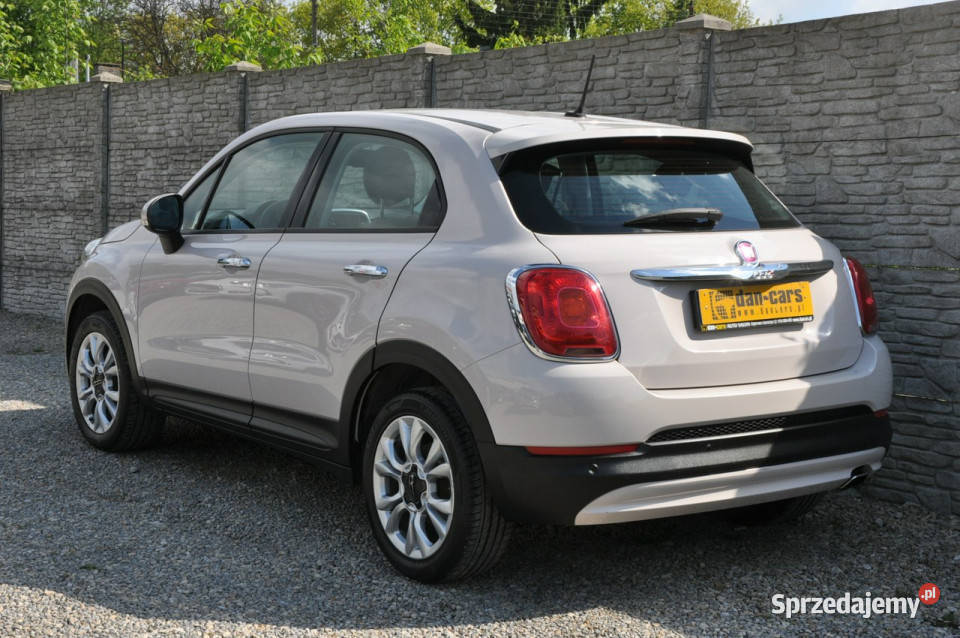 Fiat 500x 14T 140 Automat Navi Półskóra Czujniki biały Dąbrowa Górnicza