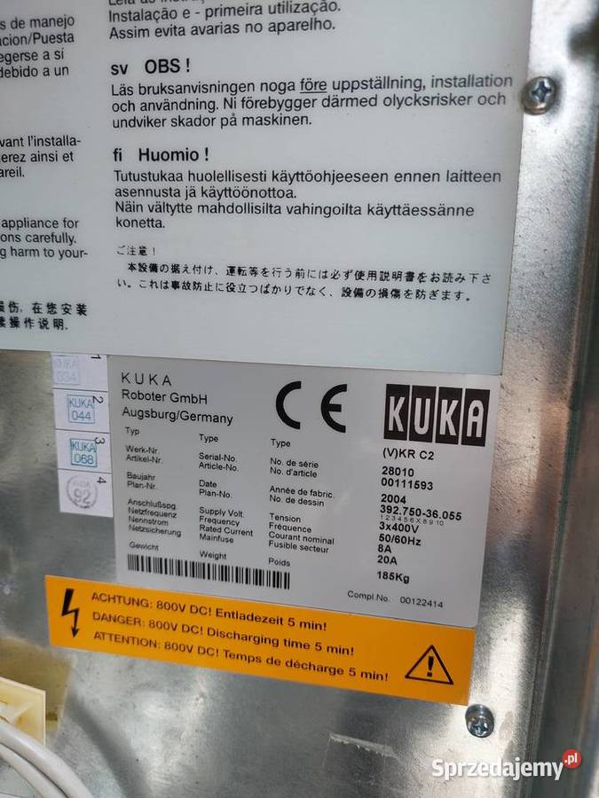 Zrobotyzowana paletyzacja worków kartonów Gorzów Wielkopolski sprzedam