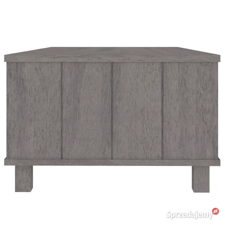 Stolik kawowy HAMAR jasnoszary 100x55x35 drewno