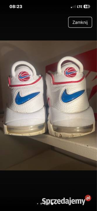 Nike Air More Uptempo 96 USA WhiteRed oryginał biały Warszawa