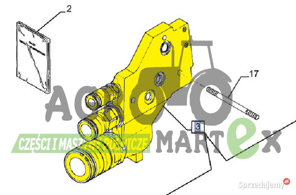 47135544 SEKCJA ZAWORU HYDR CNH Wichrów