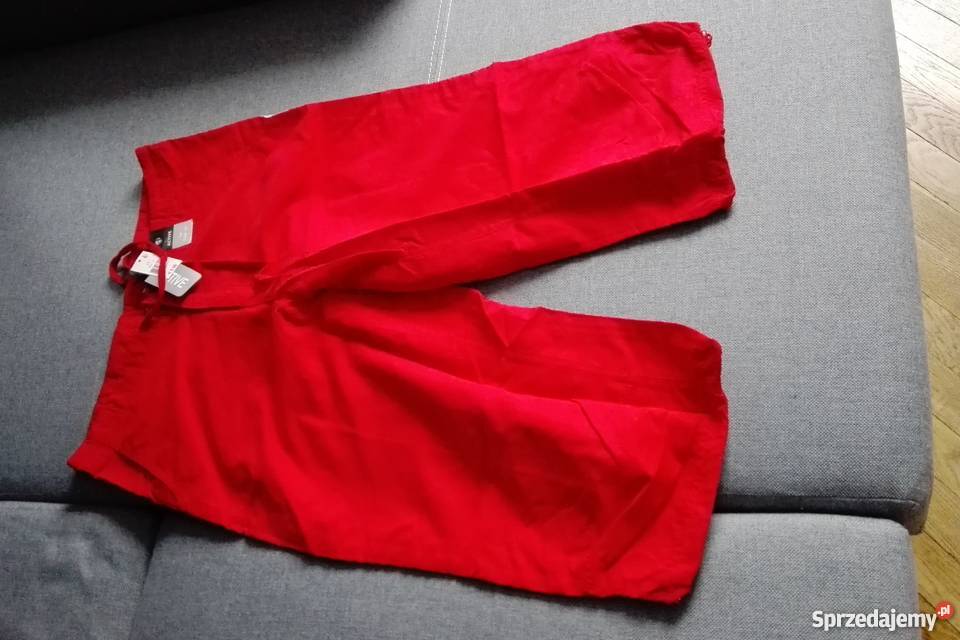 NOWE CZERWONE SPODNIE ACTIVE R42 biały Łódź