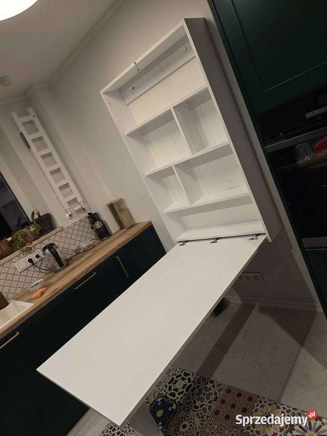Stół regał szafka rozkładana 130x80 biały mat mazowieckie Warszawa