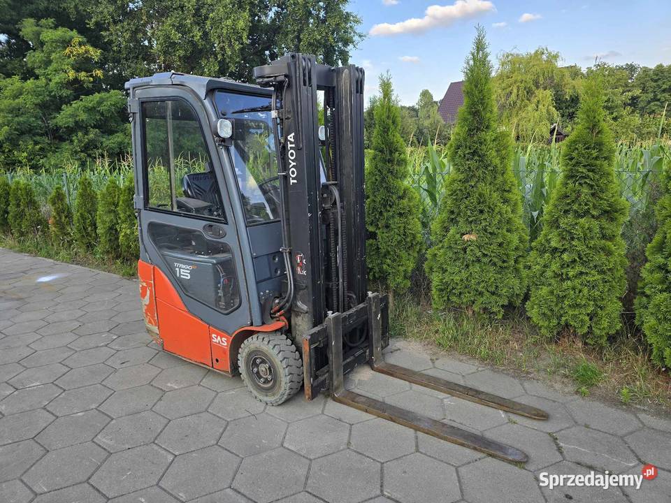 TOYOTA 8FBE15T KABINA TRIPLEX 45 m Polski salon Godziesze Małe