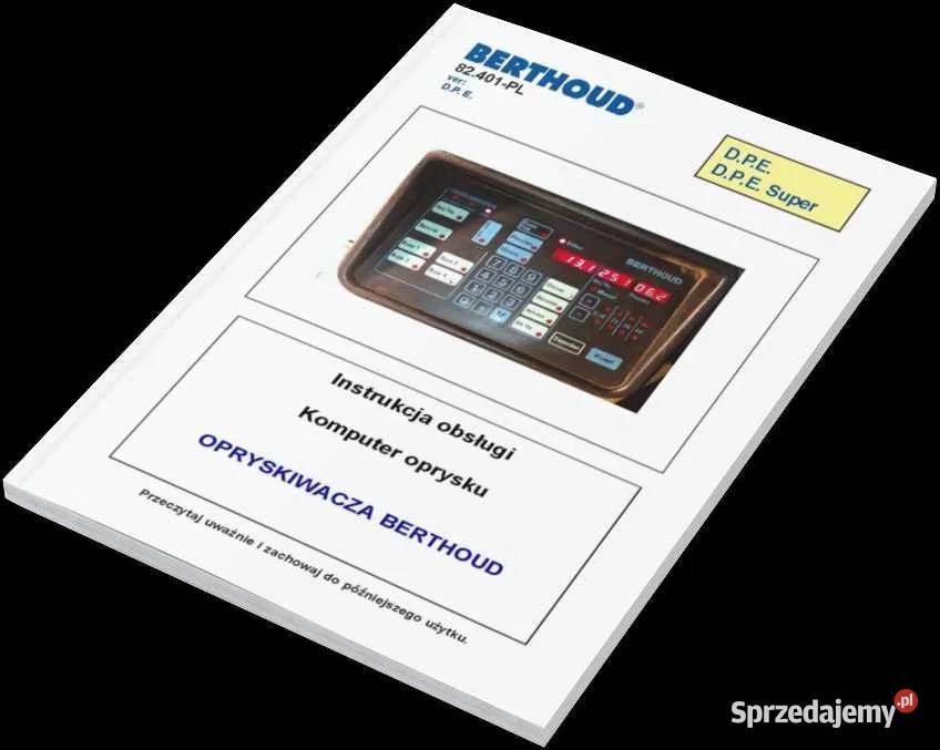 Berthoud DP tronic Force Instrukcja katalog wielkopolskie Szamotuły