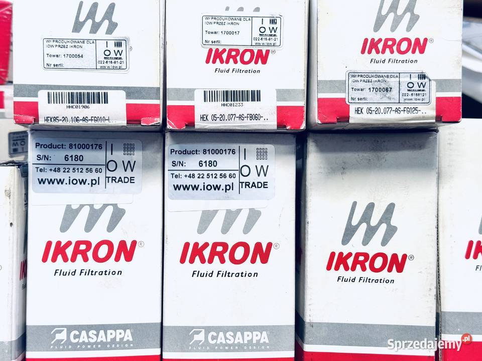 wyprzedaż filtry hydrauliczne Ikron mazowieckie