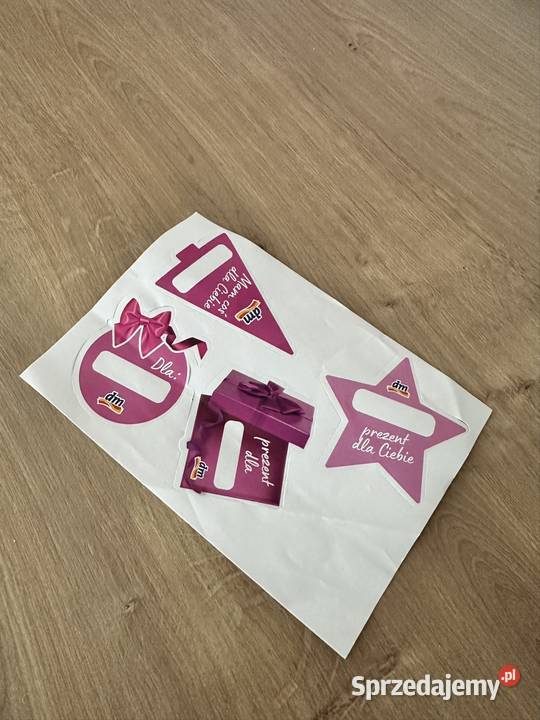 Torby prezentowe duża ilość okazja naklejki Inny rodzaj