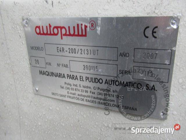 Dwugłowicowa szlifierka taśmowa do metalu dolnośląskie sprzedam