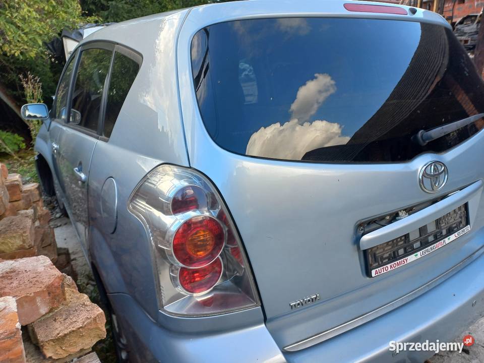 Wszystkie części toyota Corolla klapa drzwi