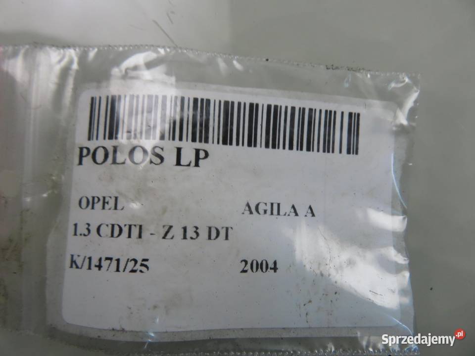 PÓŁOŚ LEWA OPEL AGILA A 13 CDTI