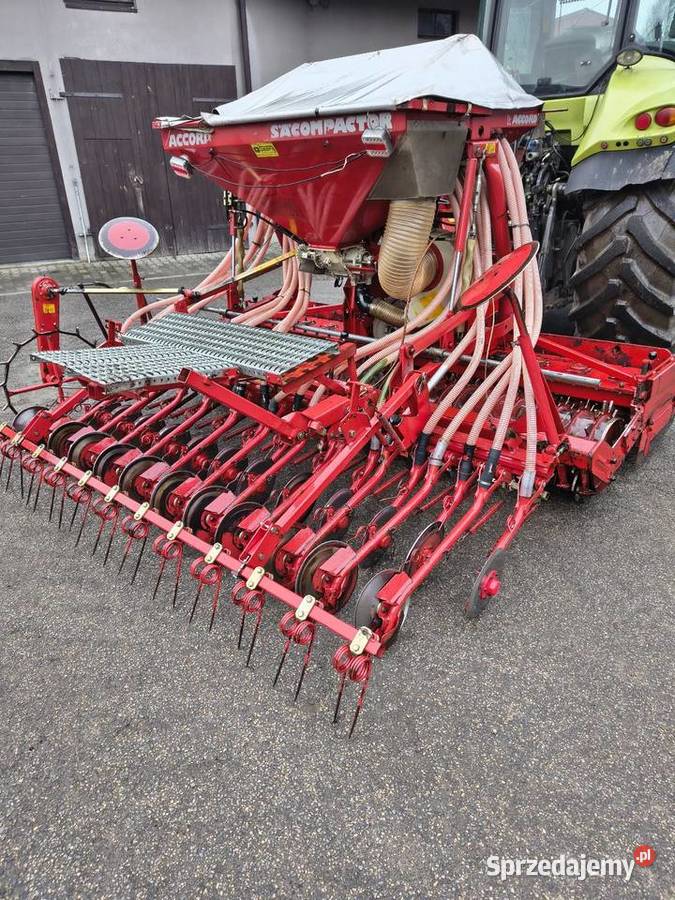 Zestaw uprawowo siewny Accord z broną wirnikową śląskie Miedźna