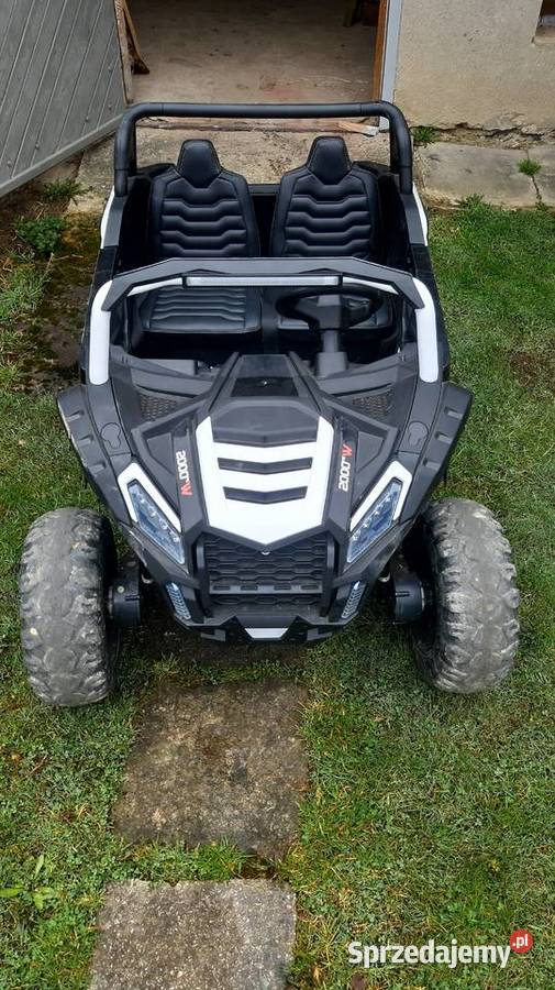 Mega Buggy UTV 24V 800W na akumulator Dla Dziecka Czarna Górna