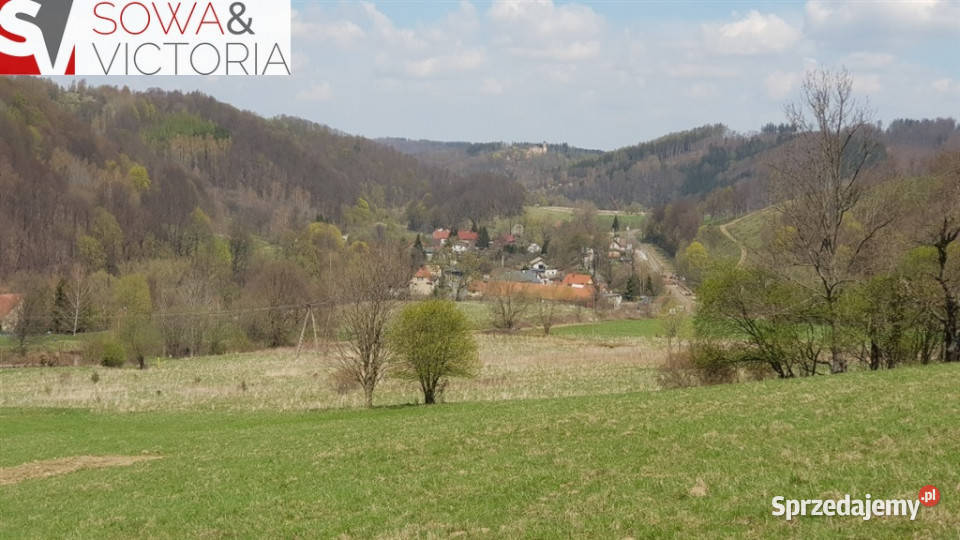 Widokowa działka w Górach Sowich budowlana Jugowice sprzedam