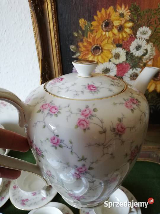Porcelana sygnowana Schumann róże100 letnia Porcelana i szkło Gorlice