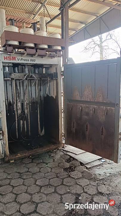 Pionowa prasa do belowania HSM VPRESS 860 łódzkie