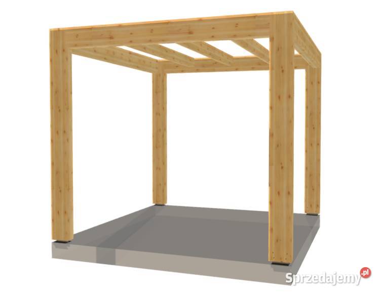 Pergola rzymska Eko 300x300 wolnostojąca masywna dolnośląskie Rębiszów