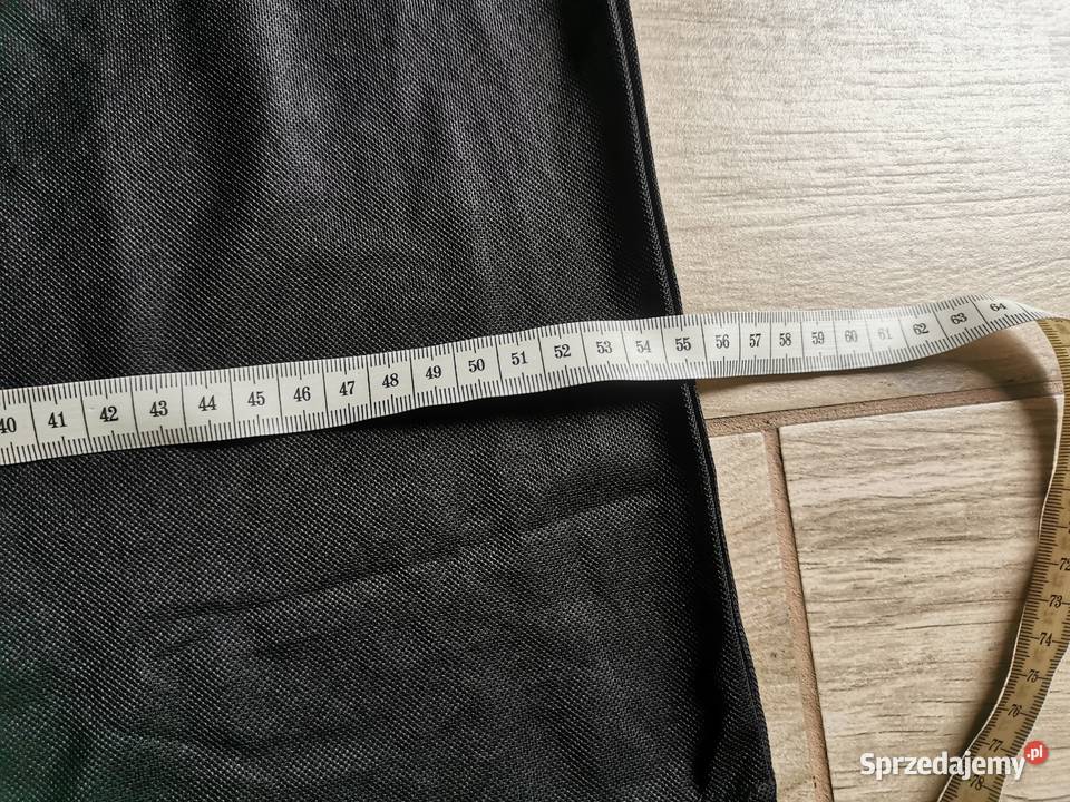 Koszulka Polo przewiewna regular fit L Czarna Ruda Śląska