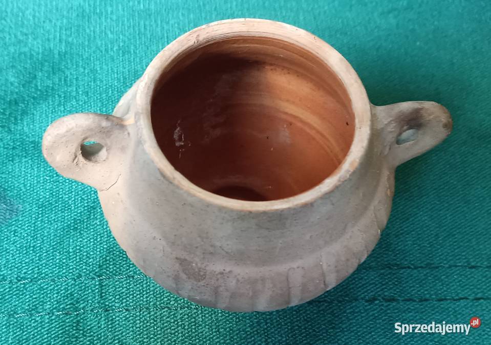 Ceramiczny ozdobny wazon vintage retro