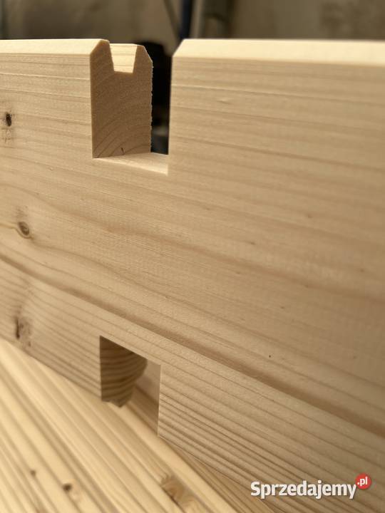 BAL DREWNIANY PROSTOKĄTNY NA DOM 60x150 mm BALE