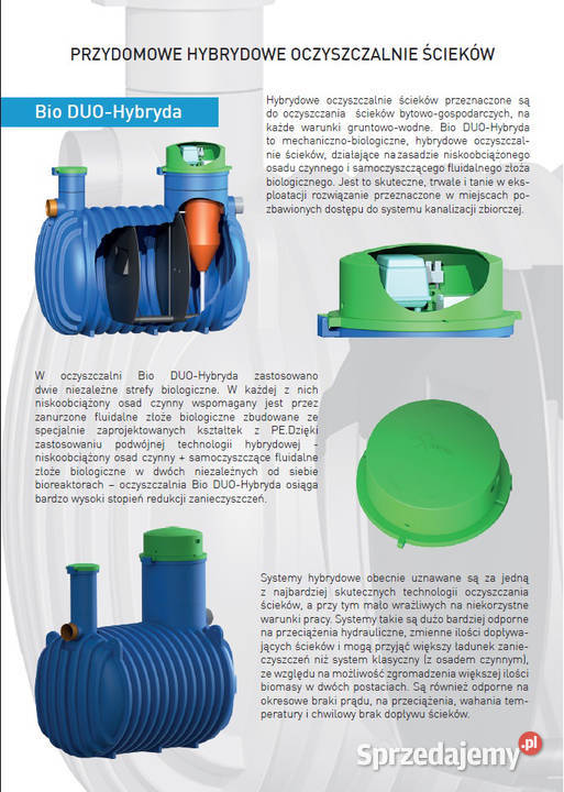 PRZYDOMOWA OCZYSZCZALNIA BIOLOGICZNA Bio Duo Jawor