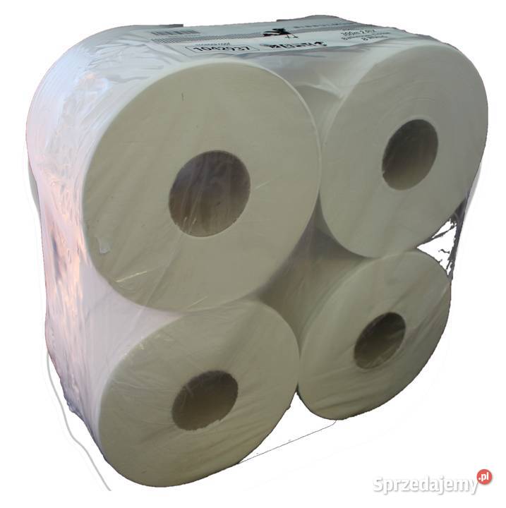 Papier Toaletowy JUMBO Biały do podajnika Akcesoria łazienkowe Wyposażenie wnętrz Nowy Kurzeszyn