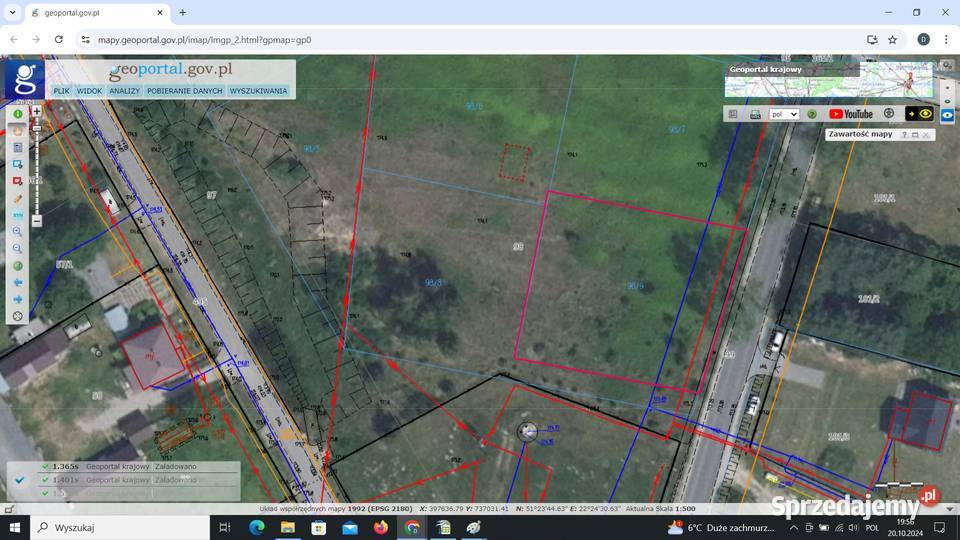 Działka budowlana w miejscowości Zofian g lubelskie