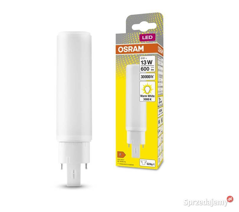 Żarówka Osram LED DULUX LED DE13 HF 6W 3000K śląskie Szczerbice