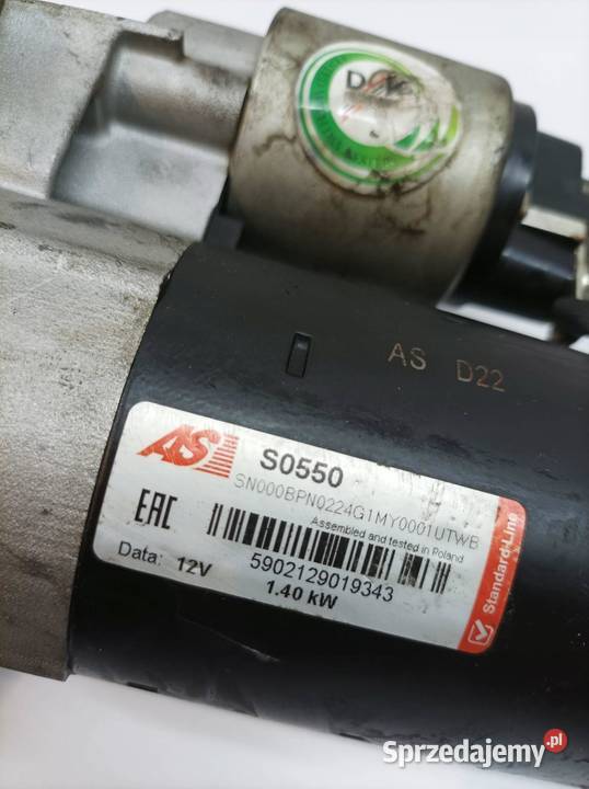 ROZRUSZNIK 20 16V Peugeot 307 I 20012008 Rok produkcji 2005 sprzedam