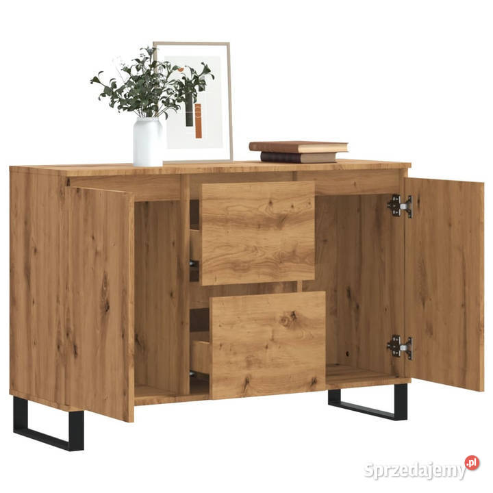 Szafka dąb artisan 104x35x70 materiał Warszawa