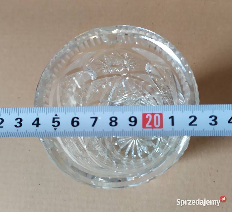 358 WAZON 5 szklany piękny wzornictwo PRLu Pozostałe