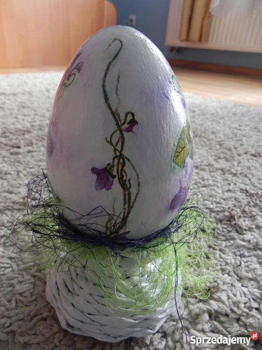 Jajka zdobione techniką decoupage kujawsko-pomorskie Aleksandrów Kujawski