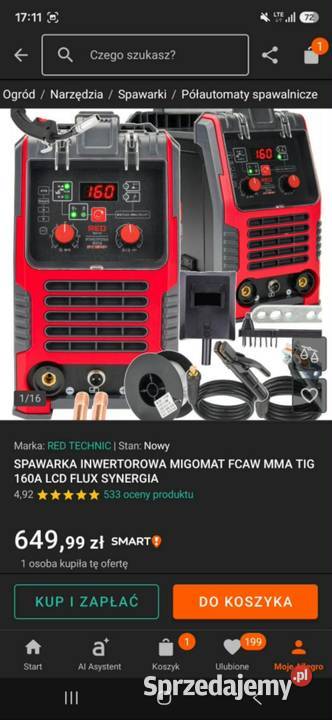 Spawarka nowa maska i elektrody Spawarki inwertorowe Sulmierzyce