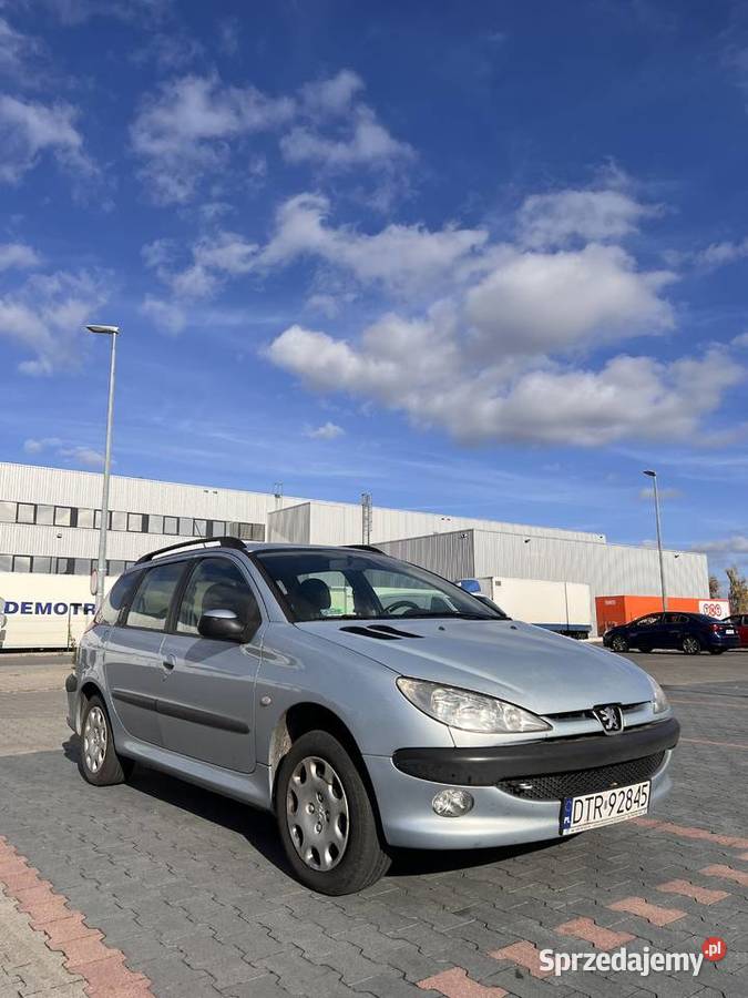 Peugeot 206 kombi zadbany egzemplarz czujniki Wrocław