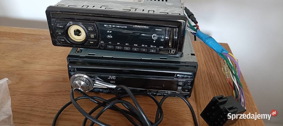 Zestaw retro radioodbiorników JVC Manta Xblitz i Warszawa sprzedam