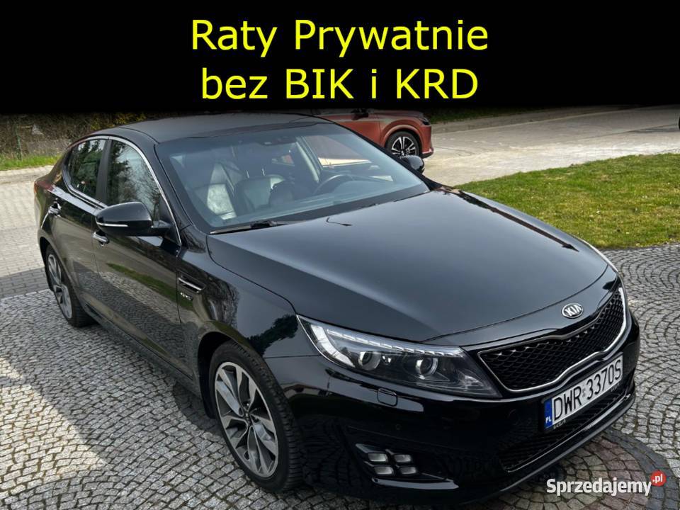 Kia Optima Raty Prywatnie ASO Skóra Najbogatsze elektryczne lusterka Kia dolnośląskie sprzedam