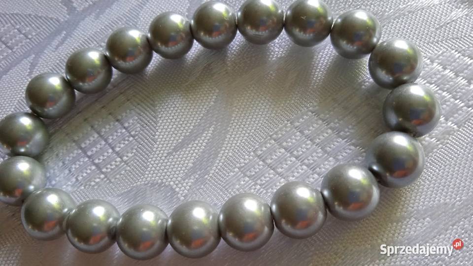 DWIE BRANSOLETY Z DYMIONYCH KORALIKÓW Piła