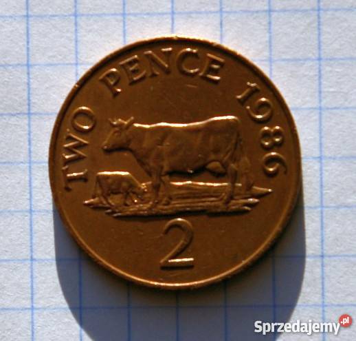 2 PENSY TWO PENCE 1986 GUERNSEY Parczew